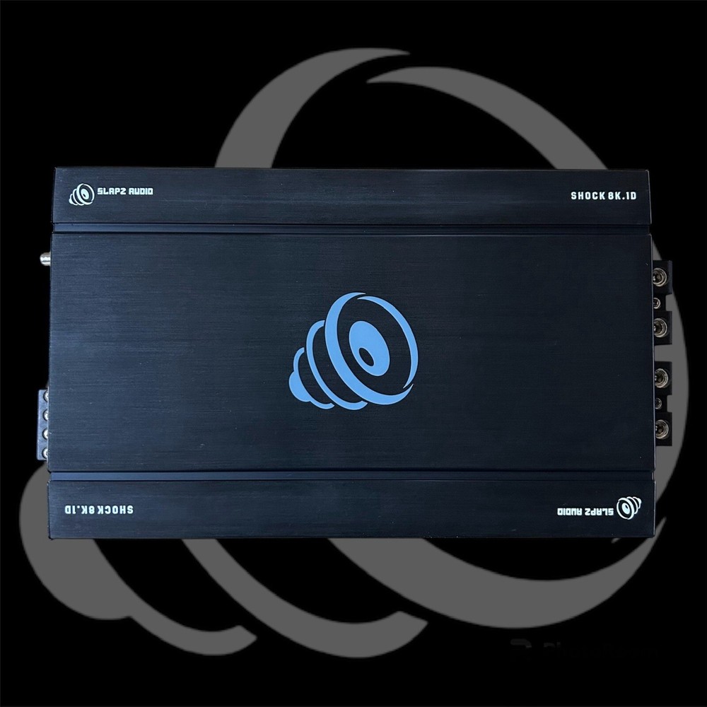 SLAPZ CAR AUDIO Shock 8K 8000 Watt Mono amplifier 1 Ohm Full Bridge