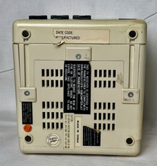 Vintage Rare Retro CATRON 4.5” Portable Black & White Mini TV Travel NO PLUG