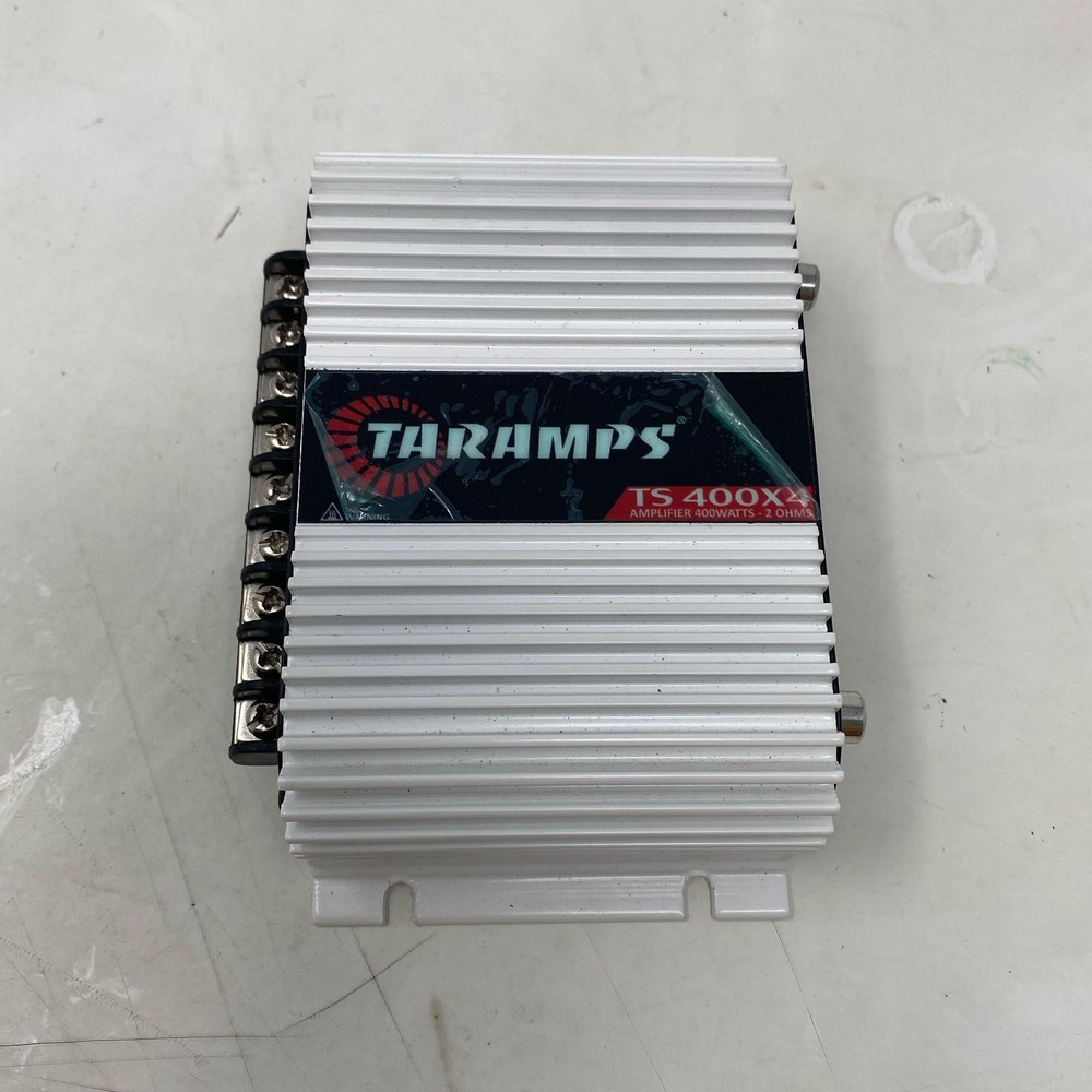 Taramps TS 400X4 4-Ch 400W Car Amp, Black, Small (2 Ohm)