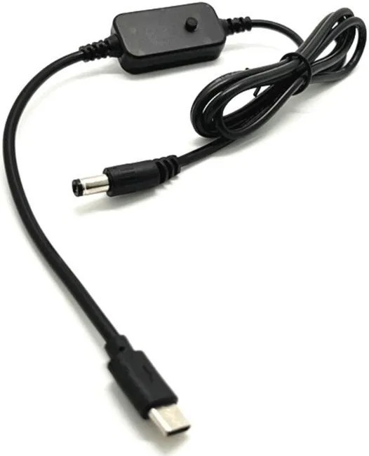 TypeC Decoy Power Cord to DC5V9V12V15V20V DC5.5x 19 Inch and More Cable