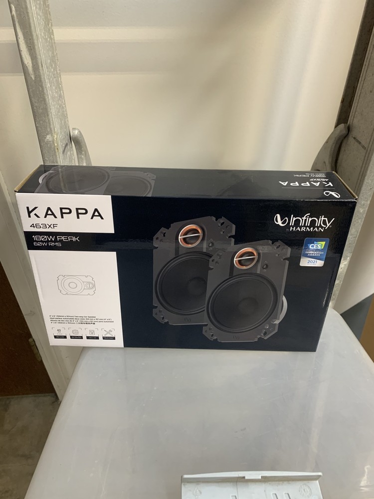 Infinity INFSPKKA463XFAM 463XF Kappa 4×6 2-Way Speaker Plate Brand New