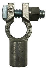 Positive & Negative 4/0 AWG Straight Barrel Top Post Battery Terminal Cable Ends