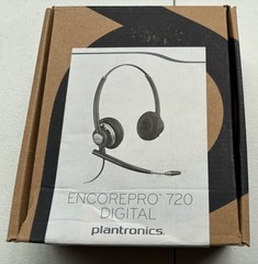 Poly Plantronics EncorePro HW720 Corded Binaural Headset, Noise-Canceling