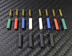 24K GOLD plated Sn-P bronze CARTRIDGE CONNECTOR CLIPS & TUBES – NEW DESIGN –