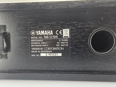 Yamaha NS-C125 Center Channel Speaker Black 6 Ohm 120W Home Theater