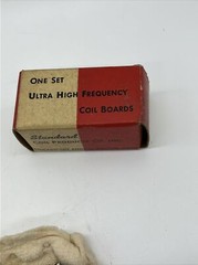 Standard Coil Products Ultra High Frequency Coil Boards 1 Set Vintage New NOS