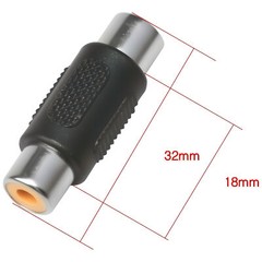 10PCS AV RCA Audio Video Female to Female Jack Coupler Adapter Connector