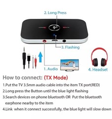 2 in 1 Bluetooth Adapter for Bose Wave Music System II III IV AWRCC1, AWRCC2