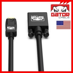 DisplayPort to VGA Cable Adapter For HDTV PC Desktop Monitor Video 4K 1080P 6FT