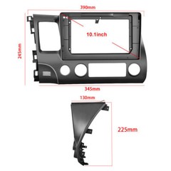 For Honda Civic 2006-2011 Apple CarPlay Android 15 Car Stereo Radio GPS WiFi RDS