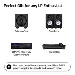 Hudson Hi-Fi Platinum Silicone Hemisphere Non-Skid Isolation Feet w/ Adhesive