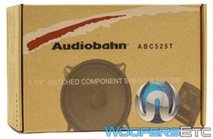 AUDIOBAHN ABC525T 5.25″ 120W RMS COMPONENT SPEAKERS SILK TWEETERS CROSSOVERS NEW