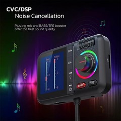Bluetooth Car FM Transmitter MP3 Player Hands free Radio Adapter Kit USB Charger