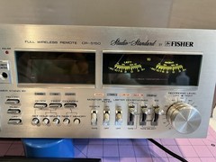 Fisher Studio Standard CR 5150 Cassette Deck 3 Head WORKS REMOTE RARE Japan
