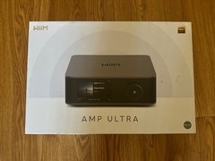 WiiM Amp Ultra with Voice Remote 2 100W Streaming Amplifier Space Gray