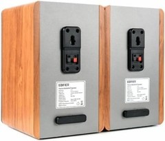 High Quality 2-Way Bookshelf Speakers – Wood Pair^-