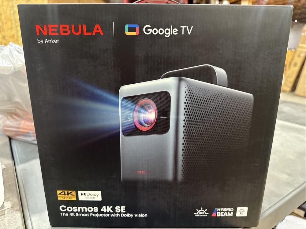 NEBULA Cosmos 4K SE Smart Projector, Nebulamaster, High-Brightness