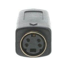 S Video to RCA Adapter, S-Video (MiniDin4) Female to RCA Male Part #: 30S2-05500