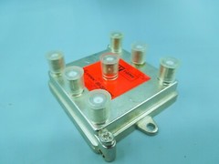 6 output Cable TV Splitter Coaxial RG6 6 way Coax HD rated CATV HDTV (QTY 1)