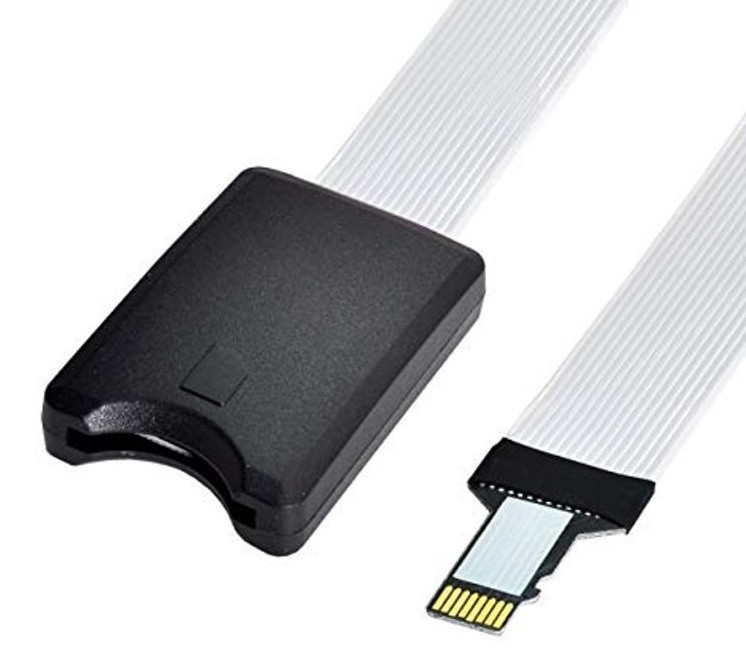 Micro-SD TF Memory Card Kit Male to SD Female Soft Flat FPC Cable Extender MEW