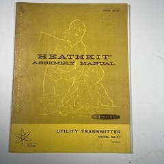 Lot of 4 Heathkit Assembly Manuals GD-97, GD-77, GD-113 and GDA-209-1