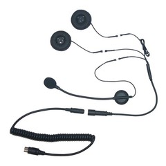 HS G130P – 5 Pin Stereo Helmet Headset w/ Boom Microphone for Honda Goldwing