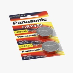 2 x Fresh New Panasonic CR2450 CR 2450 3v LITHIUM Coin Cell Battery Exp. 2030