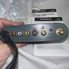 RadioShack RF Modulator 15-2526 Video Component Adapter. NOS. Good for Gaming TV