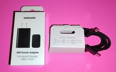 New OEM Samsung Fast Charging 15W USB Type-C Wall Charger with 3 FT USB-C Cable