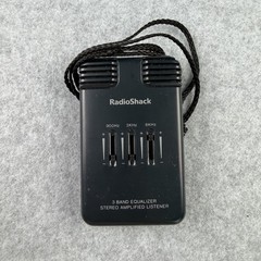 RadioShack 3-Band Equalizer 33-1097 Amplified Listener Personal Device W Org box