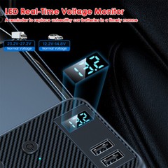 9in1 Car Charger Cigarette Lighter Splitter Adapter Fast USB/C Socket QC PD 30W