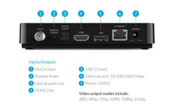 TiVo MINI LUX ~ Lifetime Service Included ~ TCDA95000 ~ BACKLIT / GLOW Remote