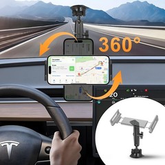 Metal Double Socket Arm Compatible RAM Mount Arm, 1″ Double Ball Adapter, 360°