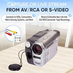 Video to USB Lite – USB Audio Video Capture Device – Input AV, RCA, S-Video, …
