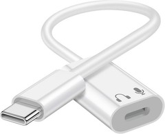 USB C to Lightning Audio Adapter, USB Type C Male to Lightning Female Earphone C