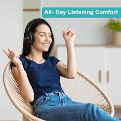 Nia Bluetooth 5.0 Over Ear Wireless Headphones 30 Hours Battery Fm Radio Mp3