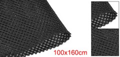 Black Speaker Mesh Grill Cloth Stereo Box Fabric Dustproof Cloth 40″ x 63″