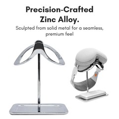 Apple Vision Pro Stand with Battery Holder – Stable Heavy Base Display Cradle