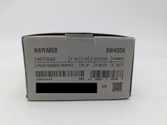Ray-Ban Meta Wayfarer Smart Glasses w/ Polarized Lenses (RW4006) In Matte Black