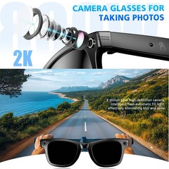 AI Smart Camera Glasses with Video Recording & Camera Intelligent AI Translation