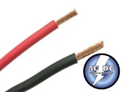 BLACK AND RED 8 GAUGE GXL AUTOMOTIVE HIGH TEMP COPPER WIRE – 10 FEET EACH COLOR