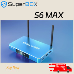 2025 SuperBox S6 Max Media Player Smart Box TV Box No monthly fees