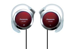 Panasonic RP-HZ47-R Ear-Hook Headphones – Red