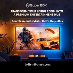 Easy-To-Use SuperBox S7 PRO Android TV Box AUTHORIZED with FREE SET-UP and Ship