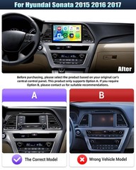 Android 15 Car Radio for Hyundai Sonata 2015-2017, 9 Inch, Wireless CarPlay