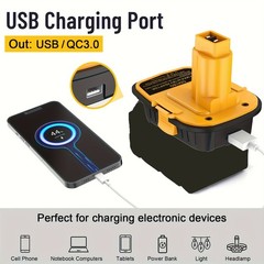 5-Pack DM18D Converter For DW 18v To 20v Battery Adapter For DW 18V Tools