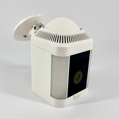 Ring – Spotlight Cam Plus Outdoor/Indoor Wireless 1080p Battery Camera – White