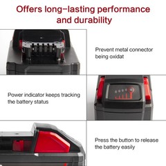 2P For Milwaukee for M18 Lithium Ion 12.0Ah Extended Capacity Battery 48-11-1860