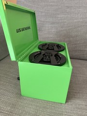 Mini Toolbox Bluetooth Speaker. Runs off rechargeable 12v battery pack