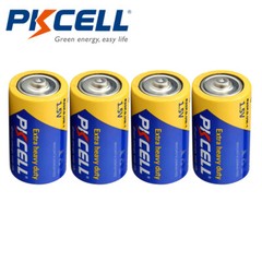 4x D Batteries Extra Heavy Duty 1.5V R20 PC1300 E95 UM1 Zinc-Carbon for Lights